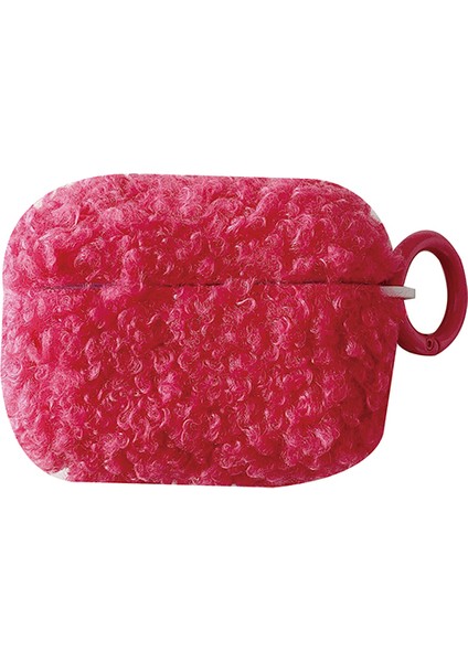 Apple Pro Şarj Kutusu Kapağı Için Fluff + Tpu Kapak Tokalı Bluetooth Kulaklık Koruyucu-Gül (Yurt Dışından)