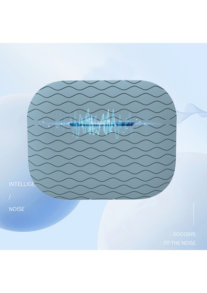 Apple Pro 2 Için Dalgalı Kenar Okyanus Tarzı Kulaklık Silikon Kılıf Bluetooth Kulaklık Anti-Damla Kapak Kordon Ile-Süt Çay (Yurt Dışından) modelleri