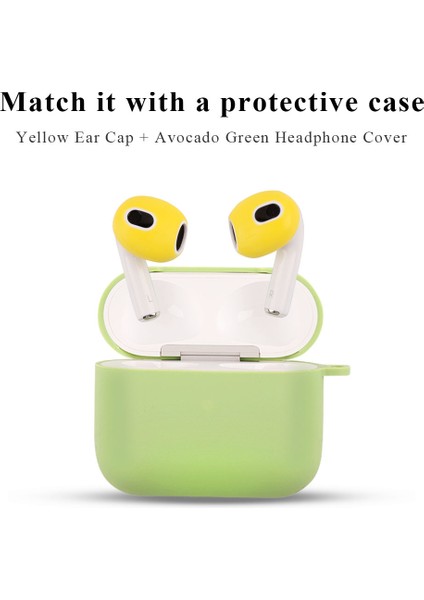 Apple 3 Için 1 Çift Silikon Kulaklık Kulak Kapakları, Bluetooth Kulaklık Kulak Ipuçları Koruyucu Kapaklar-Siyah (Yurt Dışından) fırsatları