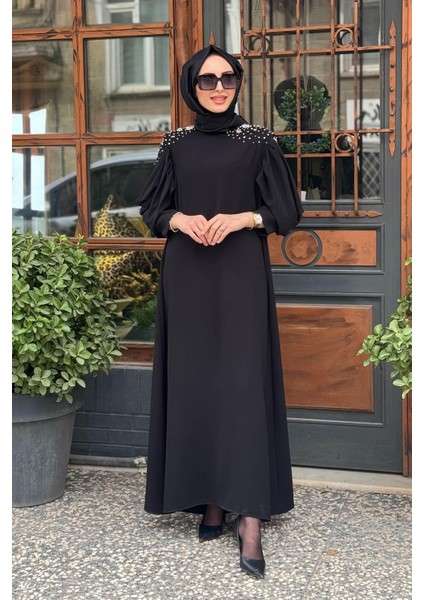 Elbise 90445 Siyah