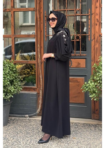 Elbise 90445 Siyah