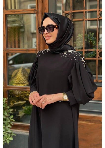 Elbise 90445 Siyah