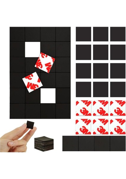 Dekorasyon 200 Adet Mıknatıs Magnet Dekoratif Buzdolabı Magneti Hediyelik Magnet 15X15 mm modelleri