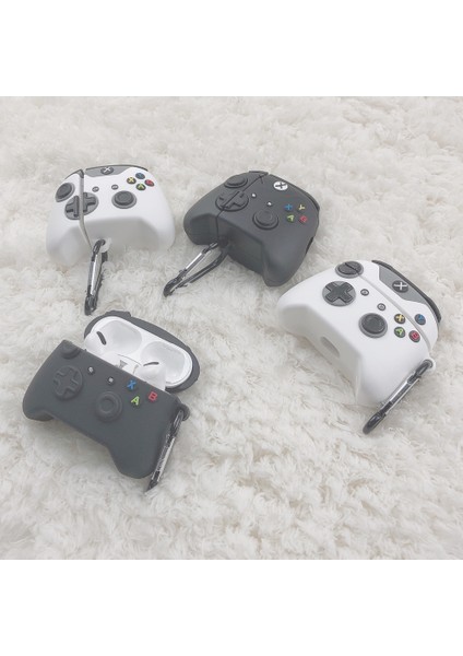 Apple Pro Için Gamepad Şeklinde Silikon Koruyucu Kılıf-Siyah (Yurt Dışından) fırsatları