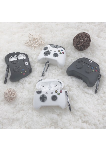 Apple Pro Için Gamepad Şeklinde Silikon Koruyucu Kılıf-Siyah (Yurt Dışından) indirimleri