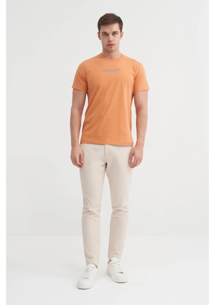 Turuncu Erkek T-Shirt 4187 modelleri