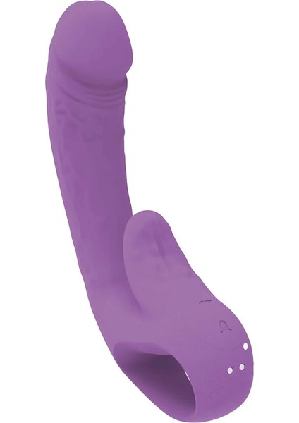 Çift Motorlu Modern Rabbit Vibrator Mor