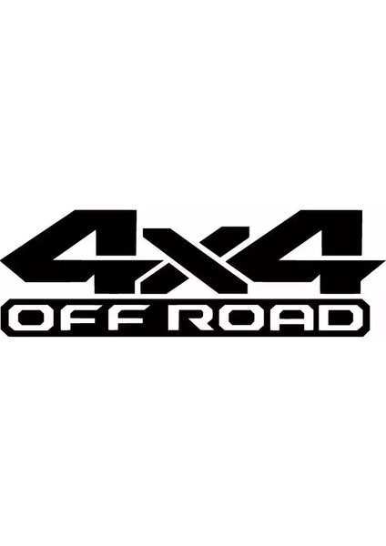 Autosticker^#4x4 Off Road Sticker Duvar Dekor Sticker 40 x 16 cm