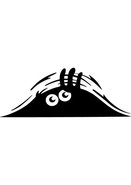 Autosticker^#bagajdan Bakan Adam (Normal) Sticker (Oto-Motor-Laptop-Duvar-Dekor) 20 x 8 cm