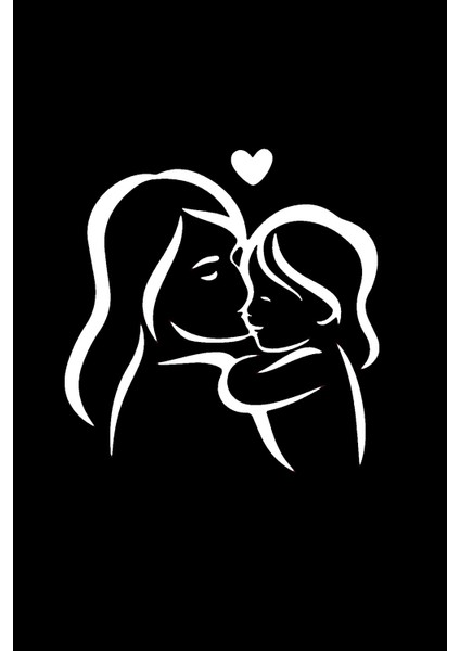 Autosticker^#anne ve Bebek Sticker (Oto-Motor-Laptop-Duvar-Dekor) 30 x 30 cm modelleri