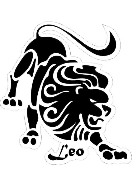 Autosticker^#arslan Leo (Oto-Motor-Laptop-Dekor) Sticker 24 x 32 cm