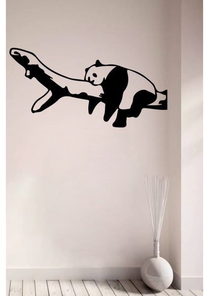 Autosticker^#ağaçta Uyuyan Panda Sticker (Oto-Motor-Laptop-Duvar-Dekor) 20 x 10 cm fırsatları