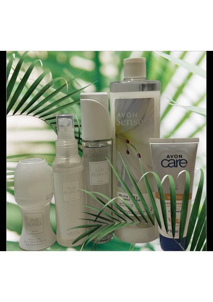 Pur Blanca Parfüm , Vücut Spreyi, Care El Kremi ve Roll On 4 Lü Set