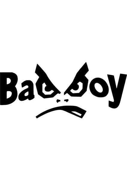 Autosticker^#bad Boy Sticker (Oto-Motor-Laptop-Duvar-Dekor) 30 x 12 cm