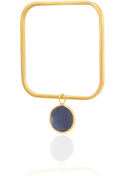 22 Ayar Altın Kaplama Zirkon Taşlı Ayarlanabilir Vintage Bilezik