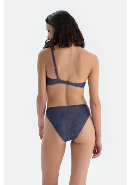 Mürdüm Yüksek Bel Bikini Alt