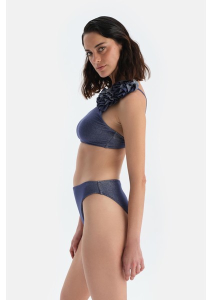 Mürdüm Yüksek Bel Bikini Alt