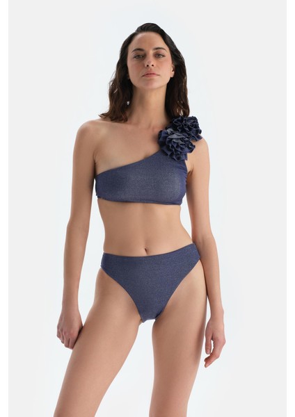 Mürdüm Yüksek Bel Bikini Alt