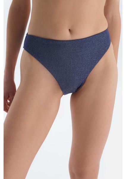Mürdüm Yüksek Bel Bikini Alt
