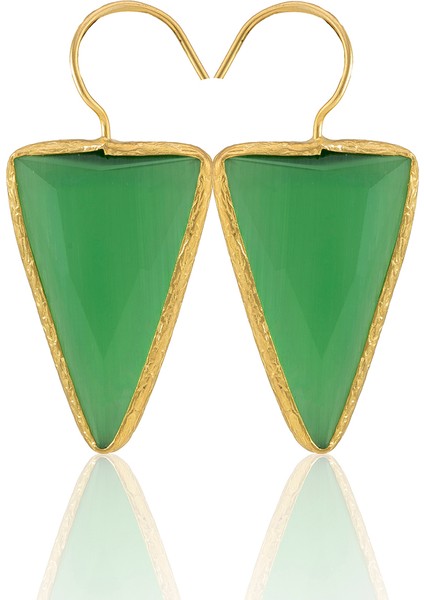 22 Ayar Altın Kaplama Vintage Küpe -El Işçiliği ve Hipoalerjenik Küpe