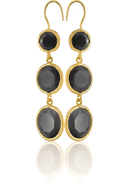 22 Ayar Altın Kaplama Vintage Küpe -El Işçiliği ve Hipoalerjenik Küpe