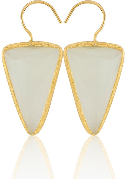 22 Ayar Altın Kaplama Vintage Küpe -El Işçiliği ve Hipoalerjenik Küpe