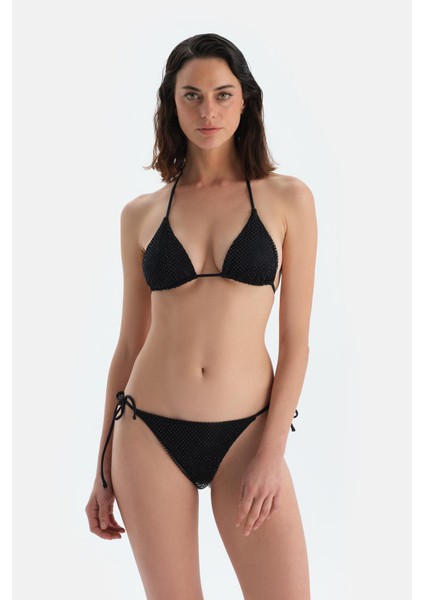 Siyah Spagetti Bikini Alt fırsatları
