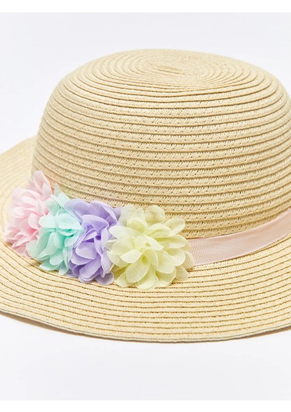 Lcwk Biye Detaylı Kız Çocuk Hasır Fötr Şapka fiyatları