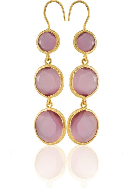 22 Ayar Altın Kaplama Vintage Küpe -El Işçiliği ve Hipoalerjenik Küpe