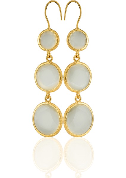 22 Ayar Altın Kaplama Vintage Küpe -El Işçiliği ve Hipoalerjenik Küpe