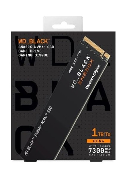 Wd_black SN850X Nvme SSD Soğutucu Olmayan 1tb