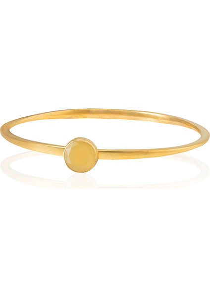 Zirkon Taşlı Ayarlanabilir 22 Ayar Altın Kaplama Bilezik