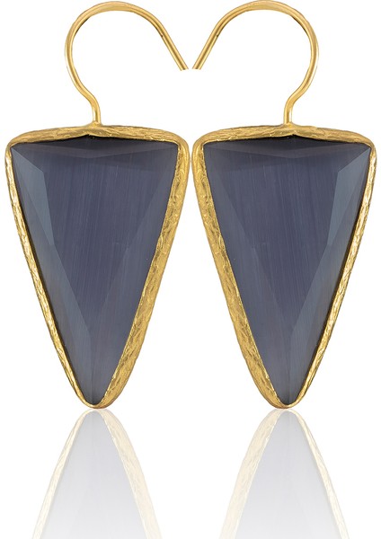 22 Ayar Altın Kaplama Vintage Küpe -El Işçiliği ve Hipoalerjenik Küpe