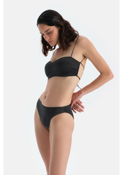 Siyah Normal Bel Bikini Alt