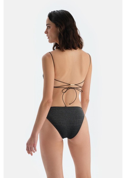 Siyah Straplez Bikini Üst