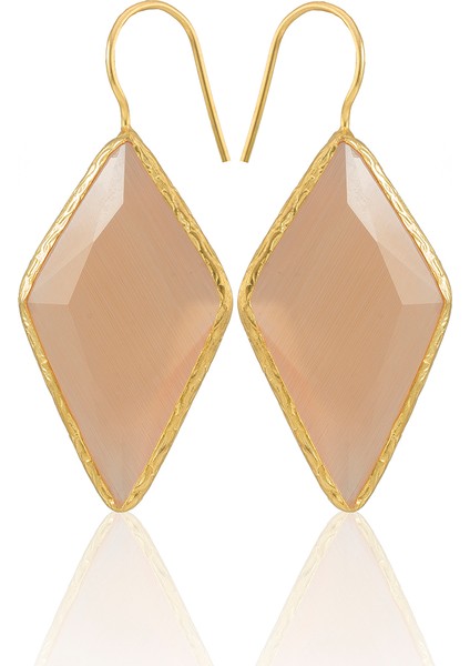 22 Ayar Altın Kaplama Vintage Küpe -El Işçiliği ve Hipoalerjenik Küpe