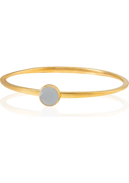 Zirkon Taşlı Ayarlanabilir 22 Ayar Altın Kaplama Bilezik