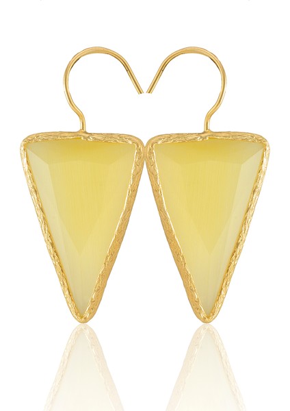 22 Ayar Altın Kaplama Vintage Küpe -El Işçiliği ve Hipoalerjenik Küpe