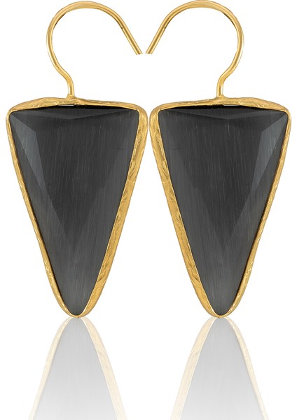 22 Ayar Altın Kaplama Vintage Küpe -El Işçiliği ve Hipoalerjenik Küpe