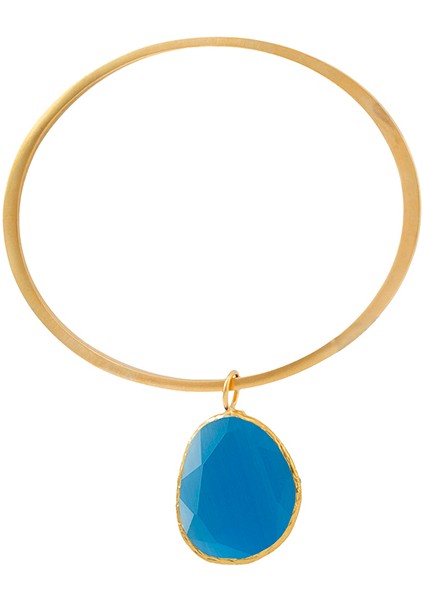 22 Ayar Altın Kaplama Zirkon Taşlı Ayarlanabilir Vintage Bilezik