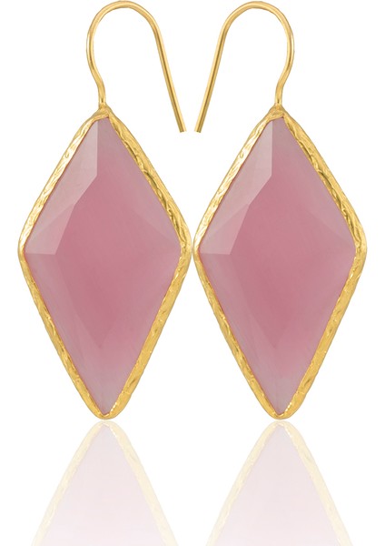 22 Ayar Altın Kaplama Vintage Küpe -El Işçiliği ve Hipoalerjenik Küpe