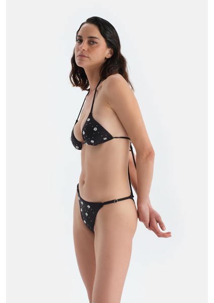 Siyah Üçgen Küçük Bikini Üst modelleri