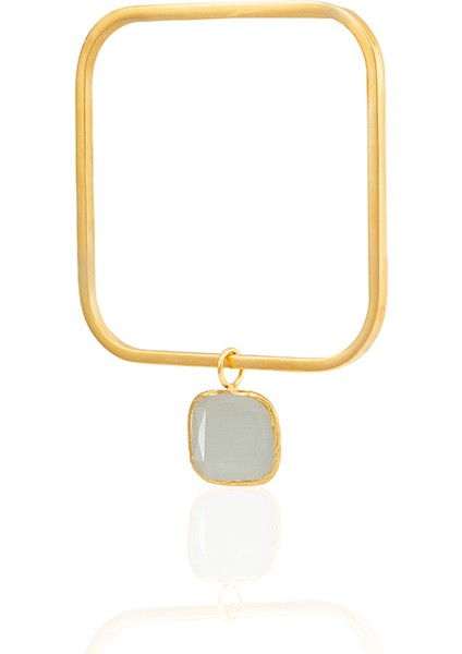 22 Ayar Altın Kaplama Zirkon Taşlı Ayarlanabilir Vintage Bilezik