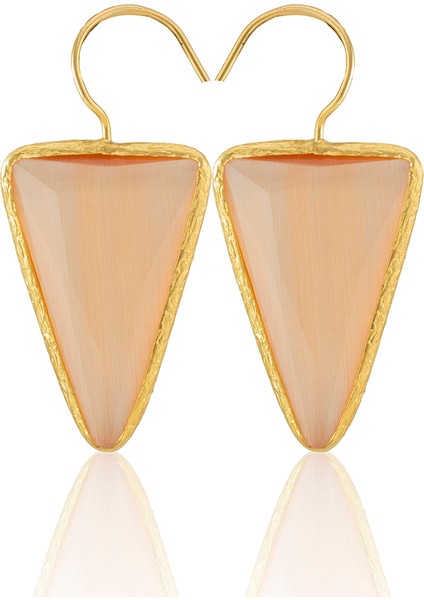 22 Ayar Altın Kaplama Vintage Küpe -El Işçiliği ve Hipoalerjenik Küpe