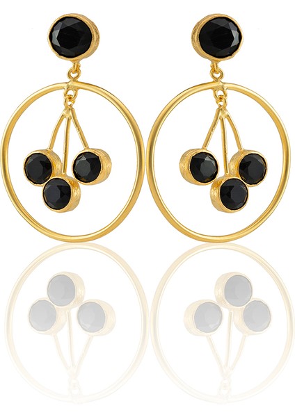 22 Ayar Altın Kaplama Vintage Küpe -El Işçiliği ve Hipoalerjenik Küpe