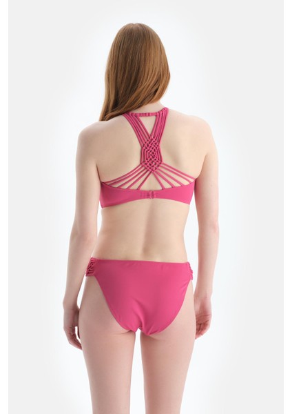 Fuşya Halter Yaka Bikini Üst fiyatları