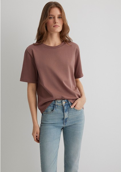 Kahverengi Basic Tişört 1613110-70387 modelleri