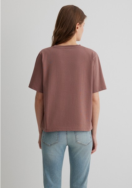 Kahverengi Basic Tişört 1613110-70387 indirimleri
