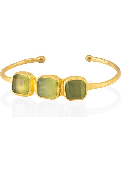 22 Ayar Altın Kaplama Zirkon Taşlı Ayarlanabilir Trend Bilezik modelleri