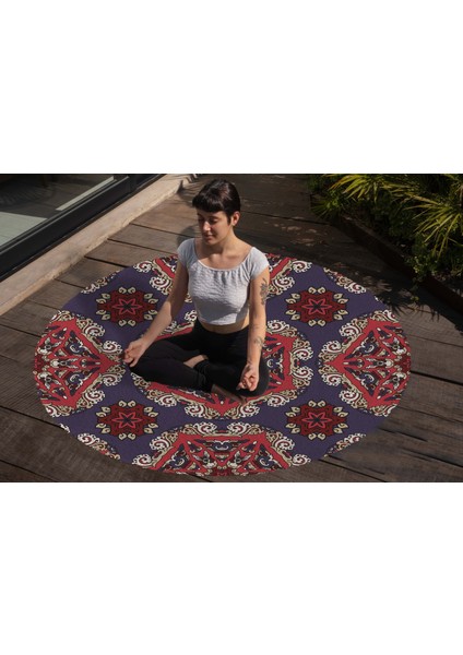 Yoga, Meditasyon,burçlar ve Mandala Temalı, Meditasyon Halısı 09